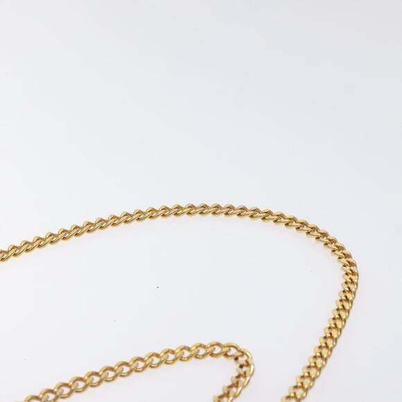 DIOR Trotter Canvas Chain Shoulder Bag Brown Gold - Picture 8 of 12